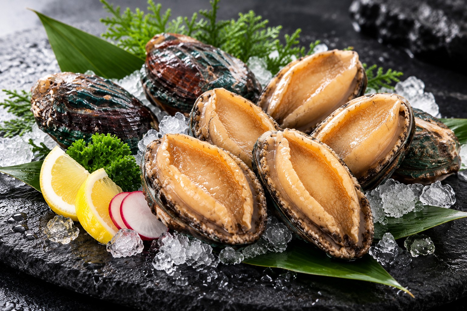 去肚鮑魚帶殼8粒-400g*1包(450)